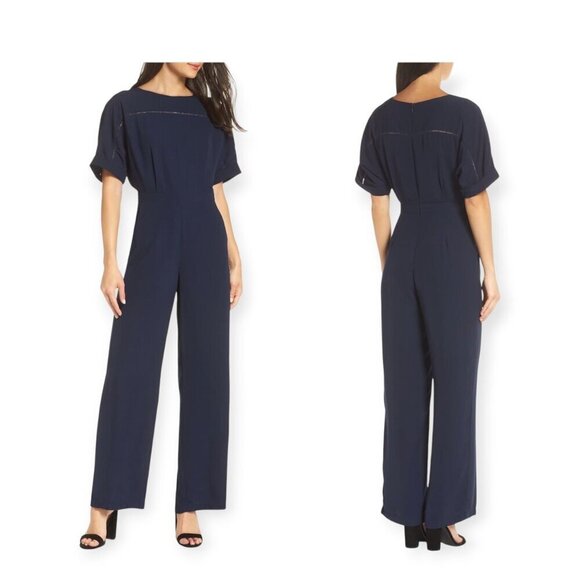 Adelyn Rae Kimono Sleeve Blue Jumpsuit, size XS - Picture 1 of 12